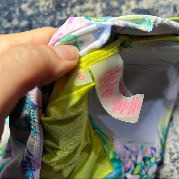 Lilly Pulitzer Lulo Tankini Top & Bottom Mermaid in the Shade Swimsuit Size 6/8 - Picture 9 of 16